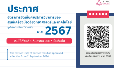 ประกาศปรับอัตราค่าบริการตั้งแต่ 1 ก.ย. 2567