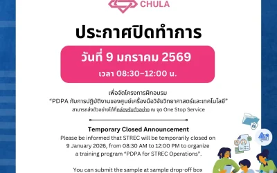 ประกาศปิดทำการเพิ่มเติมเดือนมกราคม 2569