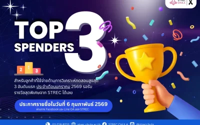 🎉 ต้อนรับปีใหม่ 2569 กับกิจกรรม TOP 3 SPENDERS 🎉